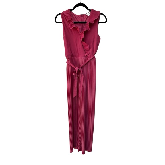 Cato Raspberry Colored Dressy Romper size Small - Picture 7 of 9